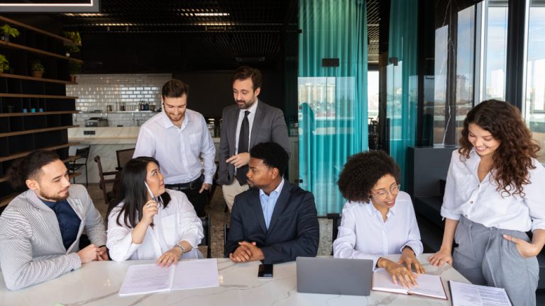 équipe de conseil aux entreprises